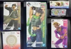 一番くじ　ジョジョの奇妙な冒険 B賞 C賞 E賞 3体セット ロゴ2部　大皿