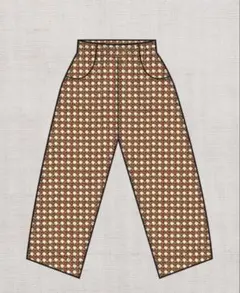 misha&puff lattice Long Overall 3y MTO - メルカリ