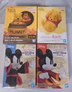 ディズニー ミッキーマウス プーさん ウィニー・ザ・プー 4点セット