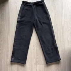 UNIQLO×NEEDLES フリースワイドパンツ ブラックM