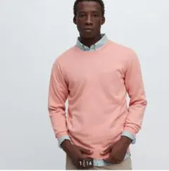 UNIQLOウォッシャブルコットンクルーネックセーターXS