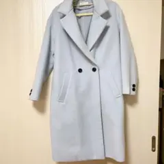 THE SHOP TK ライトブルー チェスターコートのサムネイル