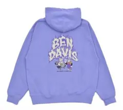 【新品未使用】BEN DAVIS パーカー フーディ ライラック XL【匿名】