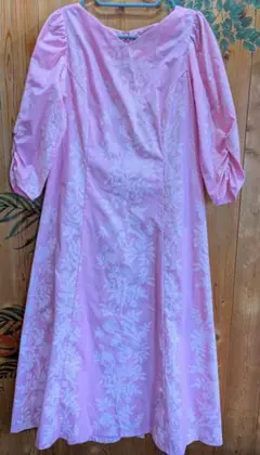 フラダンスドレス　ピンク