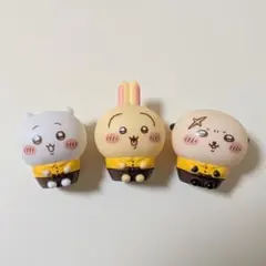 ココス×ちいかわソフビ人形 ちいかわ＆うさぎ＆ラッコ