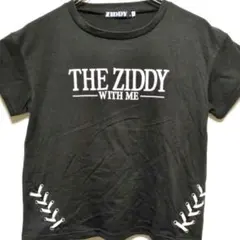 ZIDDY ロゴTシャツ 半袖 ブラック 裾紐 バックプリントのサムネイル