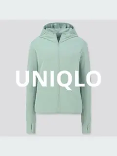 美品　UNIQLO ユニクロ　エアリズム　メッシュパーカー　UVカット　215