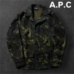 【美品】A.P.C ミリタリージャケット モールスキン 希少 フランス製