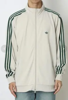  ベッケンバウアートラックジャケット復刻ベージュ×モカブラウン 新品 adidas ベッケンバウアートラックジャケット復刻ベージュ×モカブラウン