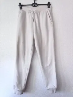 ユニクロ ヒートテックボアスウェットパンツ 　レディースM　オフホワイト