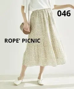 ち*ん様 046 ROPE' PICNIC 花柄スカート ロングプリーツスカート