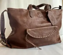 【本革】Dakota ダコタ 2way シャーロット ショルダーバッグ ブラウン