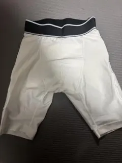 ホワイトスライディングパンツ パッド付きS