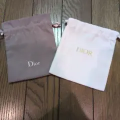 Dior 巾着袋 2色セット