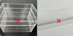 【無印良品】重なるアクリルケース 横長3段