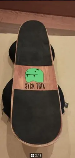 SYCK TRIX スケートボード グリーン・ブラック　室内スケートボード練習用 2025年最新】syck trixの人気アイテム - メルカリ