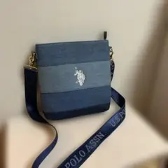 U.S. Polo Assn. ショルダーバッグ ブルー系