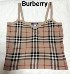 BURBERRY バーバリーブルーレーベル ノバチェック ベージュ キャミソール