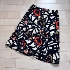新品未着用 J.crewスカート 花柄 シルク ウール