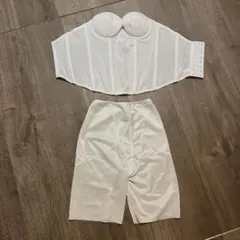 【美品】ブライダルインナー ビスチェ ガードルセット　b70