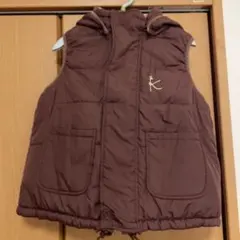 KUMIKYOKU 組曲　リバーシブル 中綿ベスト　子供　キッズ　130〜140