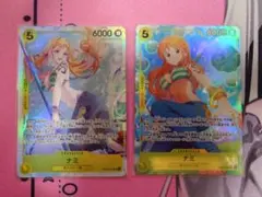 【匿名配送】ワンピースカード SRパラレル・SR　ナミセット