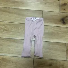 美品　《 mamaraku 》 ベビー服　70サイズ　レギンス　ピンク