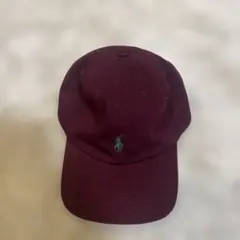 ポロ・ラルフ・ローレン バーガンディ キャップ