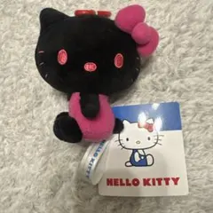新品タグ付き＊ハローキティ カラビナ付マスコットvol.2 ブラック
