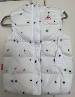 ルコック　フード付きダウンベスト