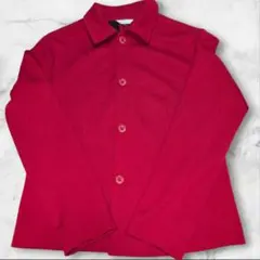 赤色 長袖 ジャケット　L