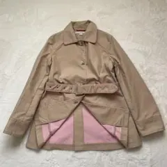TOMMY HILFIGER トレンチコート ベージュ ピンクパイピング