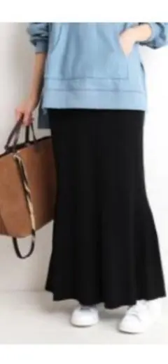 SLOBE IENA ⭐︎ホールガーメントマーメイドニットスカート 36 ブラック