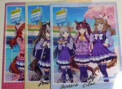 ウマ娘　プリティーダービー　ファミマ　クリアファイル3枚セット