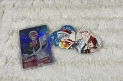 すとぷり　缶バッチ（ころんくん、莉犬くん） カード（さとみくん）