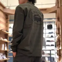 LACOSTE×BEAMS / 別注BigCrocoロングスリーブTシャツのサムネイル