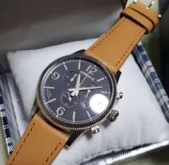 新品 電池交換済 NEWYORKER ニューヨーカー クロノグラフ 未使用