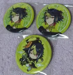 Dytica 2周年 グリッター缶バッジ 伊波 ライ 等身 2個 SD 1個