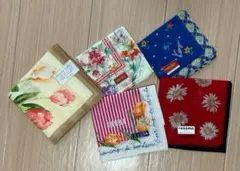 KENZO ELLE ブランドハンカチ 5枚セット