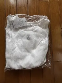 OLIVE des OLIVE リブニット ホワイト