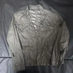 Sサイズ　オリーブグリーン ナイロンジャケット　シャカシャカ　ブルゾン