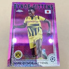 topps soccer JAMIE BYNOE-GITTENS 2/125