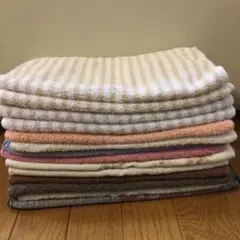 古フェイスタオル　古ハンドタオル　エアーかおる　他　全17枚