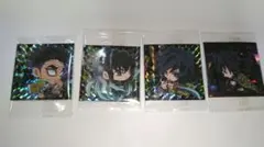 鬼滅の刃ホログラムアニメキャラクターシール4枚セット