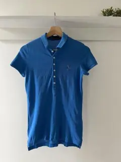 【Ralph Lauren 】The Skinny Polo 半袖ポロシャツ青S