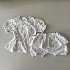 【バースデイ】アイスクリーム柄 トップス＆パンツ セット