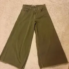 ZARA BASIC Z1975 DENIM ワイドパンツ 36