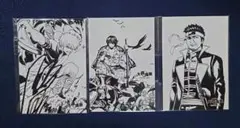 原作絵 大銀魂展 生ブロマイド3点セット【銀時、高杉、近藤】