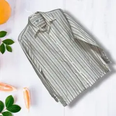 2248　Comfy Partner　シャツ　ストライプ　メンズ　【L】