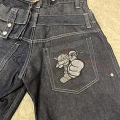 美品　PJS SURF ワイドデニムパンツ　Mサイズ